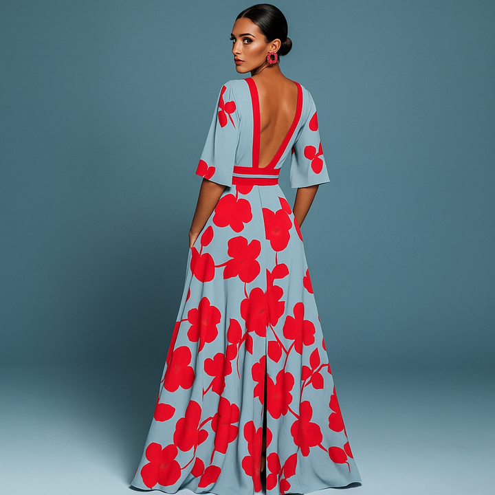 Naomi Elegant Viscose Dress