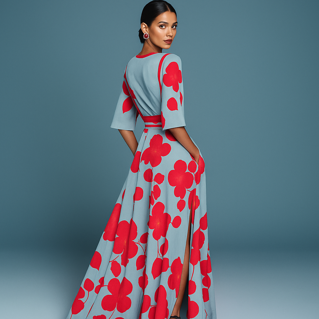 Naomi Elegant Viscose Dress