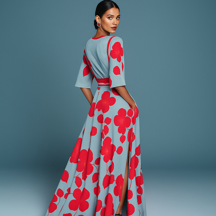 Naomi Elegant Viscose Dress