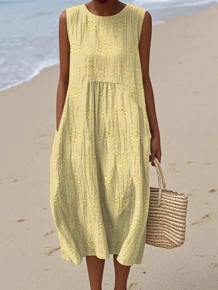 Natalie™ | SLEEVELESS MIDI DRESS