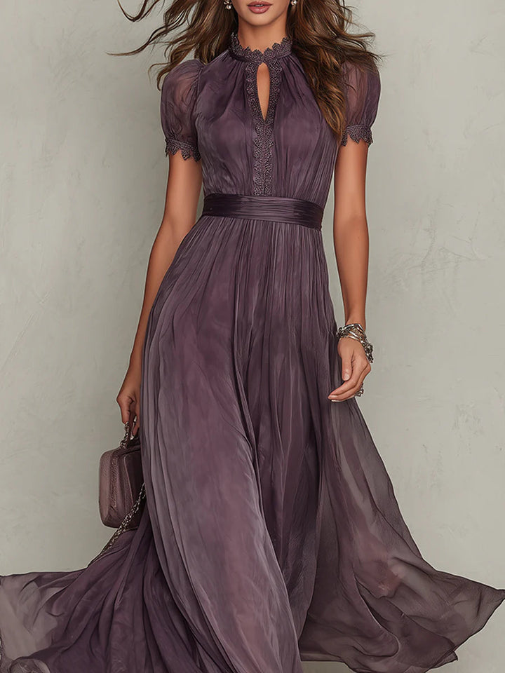 Grace Vintage Elegant Chiffon Maxi Dress
