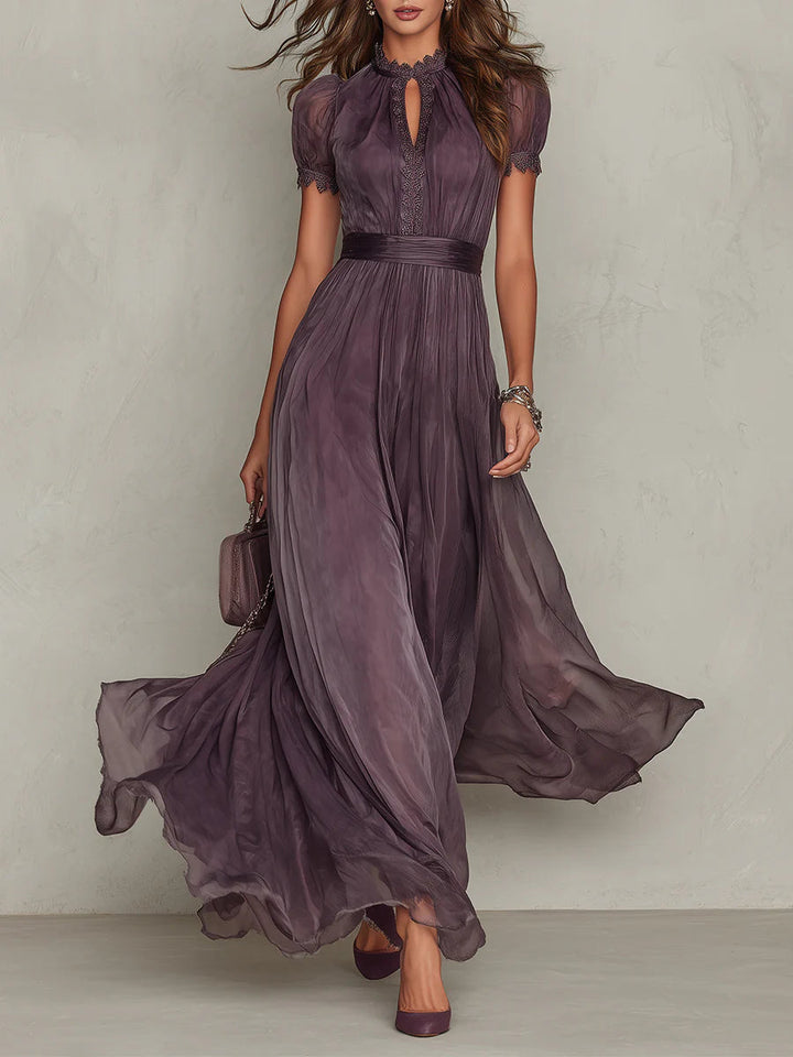 Grace Vintage Elegant Chiffon Maxi Dress