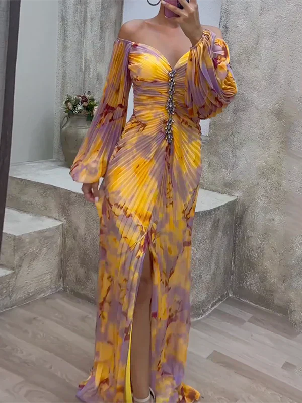 Anne™  Elegant Dress with V-Neck